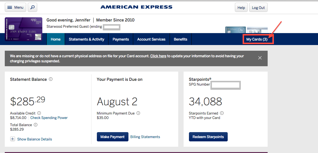 How do you check your American Express balance?