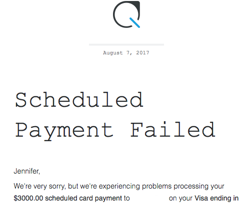a screen shot of a payment