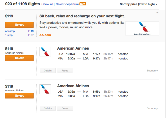 Hurry! Fly to Miami for $59 Each Way - From LGA, ORD, and PHL - Deals
