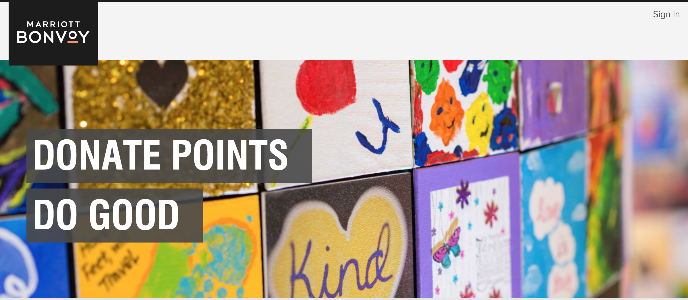 donate points to keep your marriott account active so your marriott points do not expire