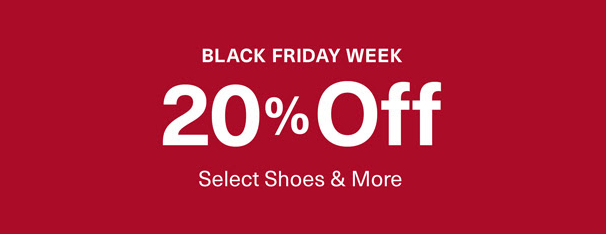 Amazon Black Friday 20% off Shoes - Deals We Like