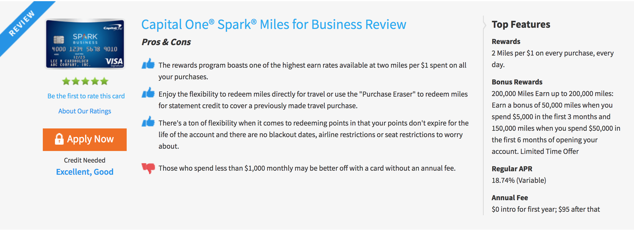 Capital one spark business credit card application status