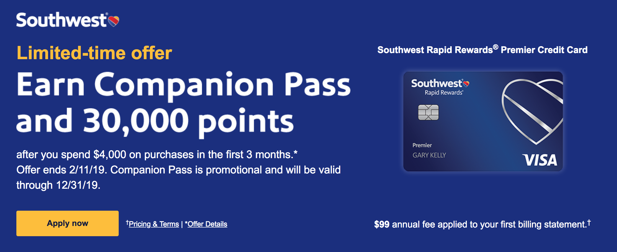 comparing southwest credit card
