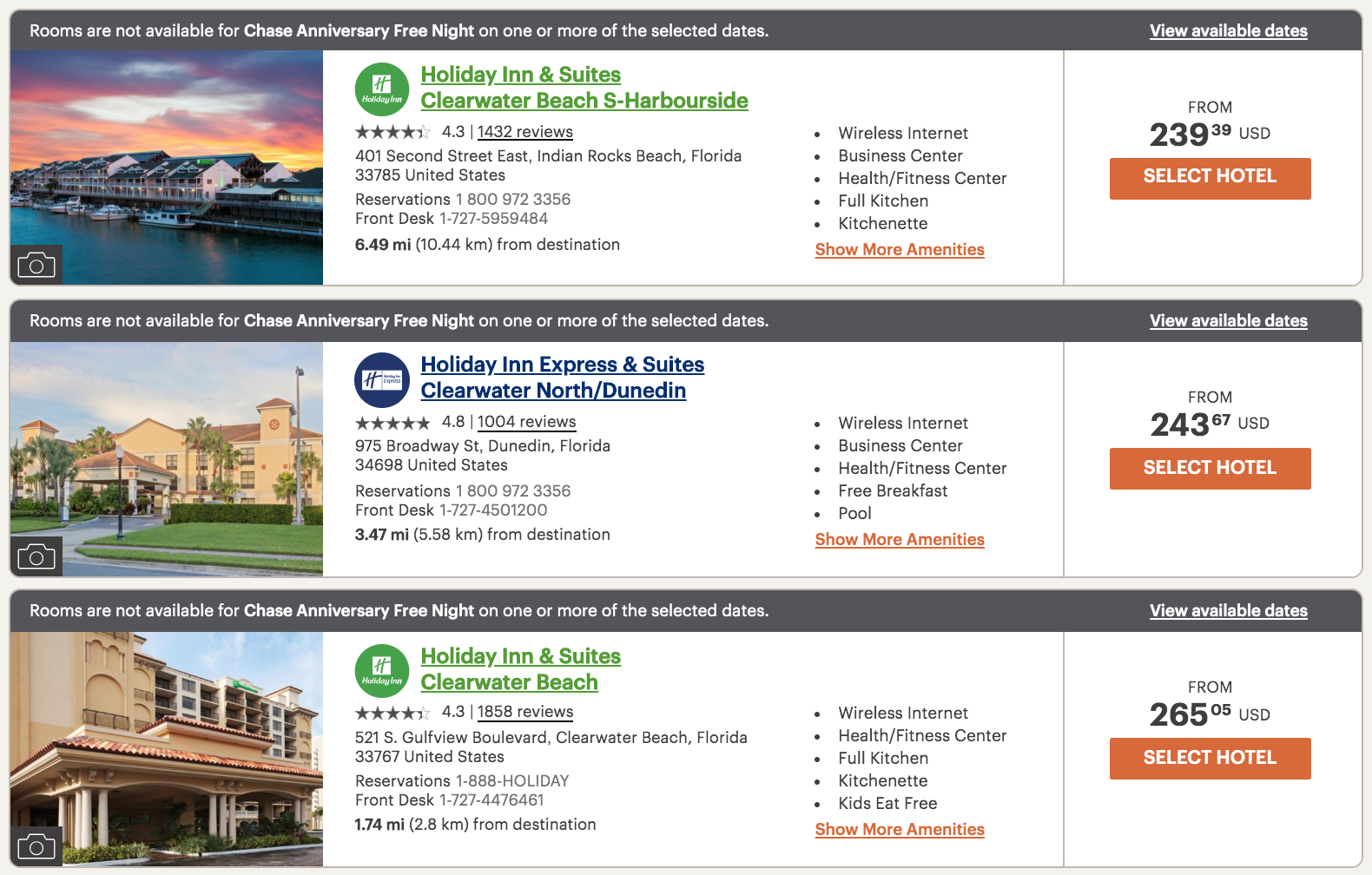 Ihg Free Nights Not Available Post Expiration Date Deals We Like
