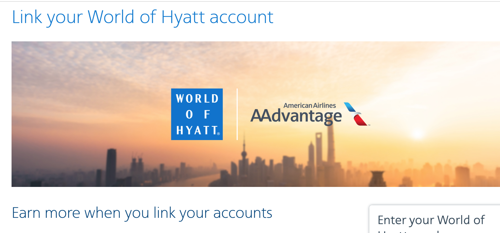 American Airline Hyatt Partnership