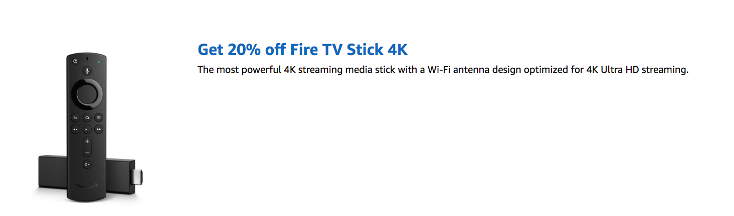 Amazon Fire TV stick Black Friday deal will get you an extra 20% off. 