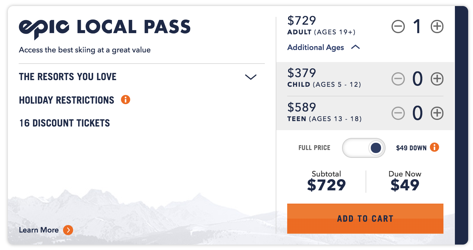 Epic pass 2021 provides many different options