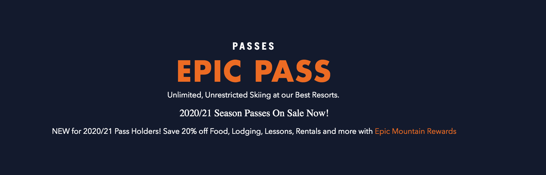 epic ski pass 2020 will save you money