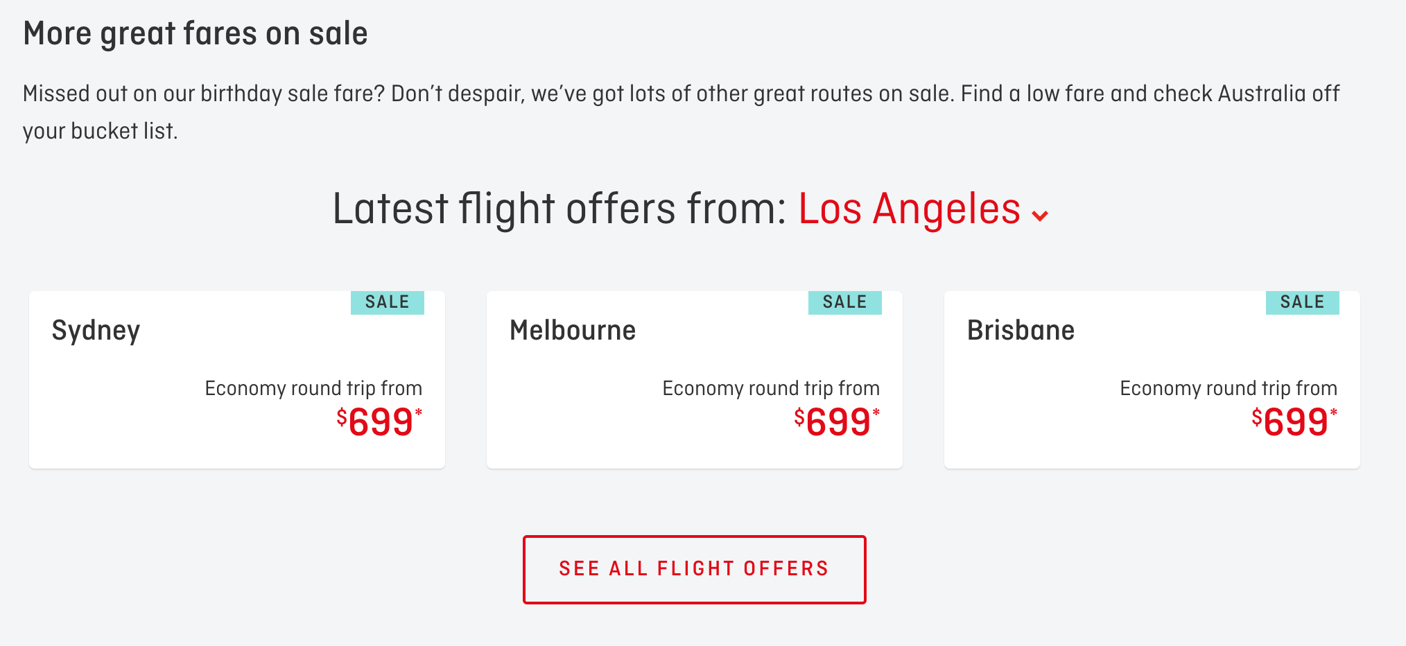 a screenshot of a flight offer