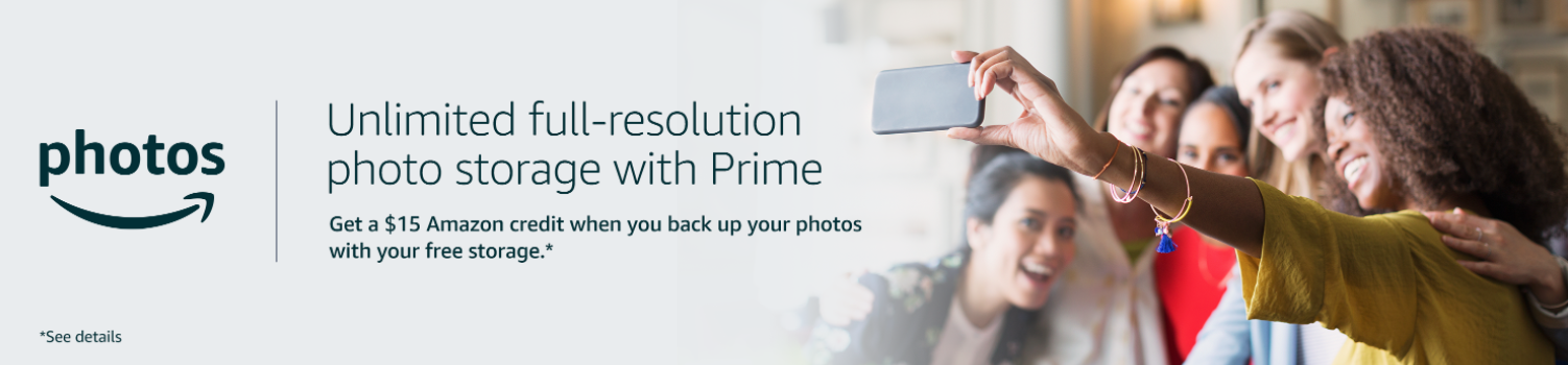 Through Amazon Black Friday you can get a promotional credit by using Amazon photos.