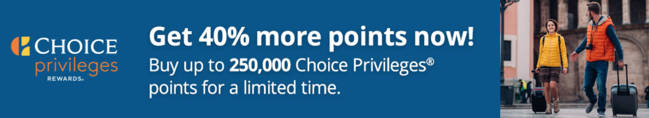 choice hotels black friday will allow you to purchase choice points with a 40% bonus