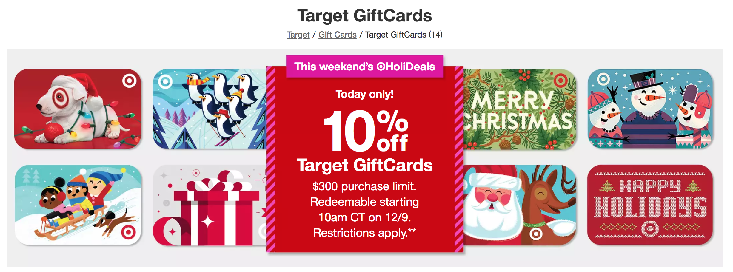 10 Off Target Gift Cards Today Only Deals We Like